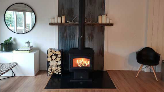 bozeman wood stove and chimney installation