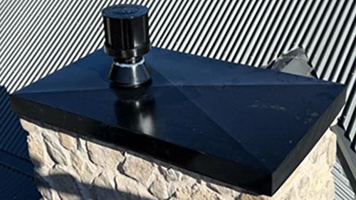 Custom Stainless Steel Chimney Cap - Big Sky