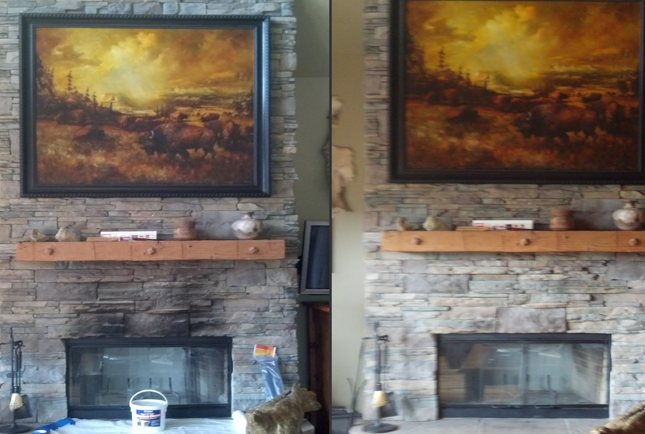 Factory-Built Wood Burning Fireplace