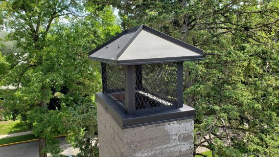 Custom Stainless Chimney Cap - Bozeman