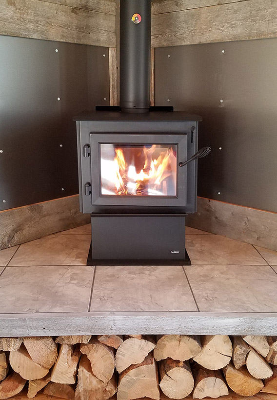 Wood Stove and Chimney Installation in Big Sky, Montana